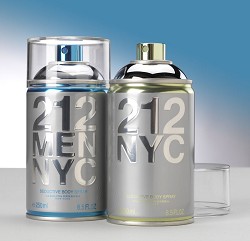  Embossed Carolina Herrera aerosol can